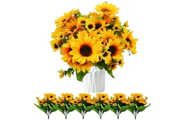 Girasol artificial con tallos - rollway